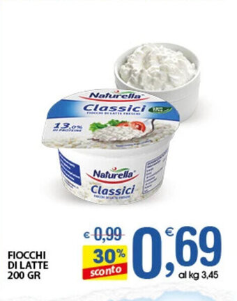 Qui Discount FIOCCHI DI LATTE 200 GR offerta