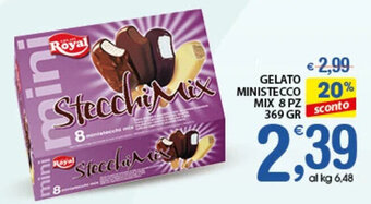 Qui Discount GELATO MINISTECCO MIX 8 PZ 369 GR offerta