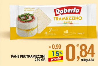 Qui Discount PANE PER TRAMEZZINI 250 GR offerta