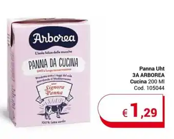 Centro Cash Panna Uht 3A ARBOREA Cucina 200 MI offerta