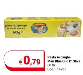 Centro Cash Pasta Acciughe Mari Blue Olio D' Oliva 60 Gr offerta