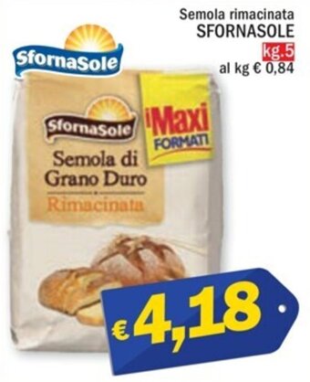 Ard Discount Semola rimacinata SFORNASOLE kg.5 offerta