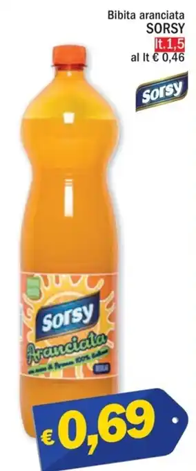 Ard Discount Bibita aranciata SORSY It.1,5 offerta