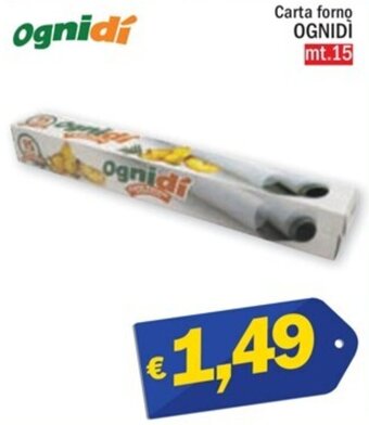 Ard Discount Carta forno OGNIDI mt.15 offerta