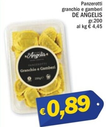 Ard Discount Panzerotti granchio e gamberi DE ANGELIS gr.200 offerta