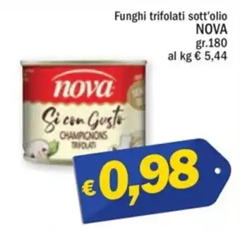 Ard Discount Funghi trifolati sott'olio NOVA gr.180 offerta