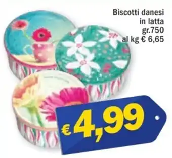 Biscotti danesi in latta gr.750