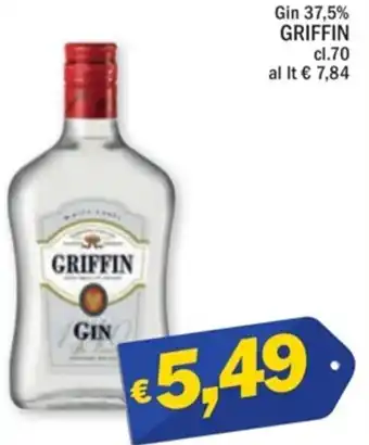 Ard Discount Gin 37,5% GRIFFIN cl.70 offerta