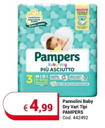 Pannolini Baby Dry Vari Tipi PAMPERS