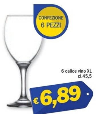 Ard Discount 6 calice vino XL cl.45,5 offerta