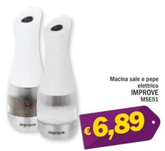 Macina sale e pepe elettrico IMPROVE MSE51