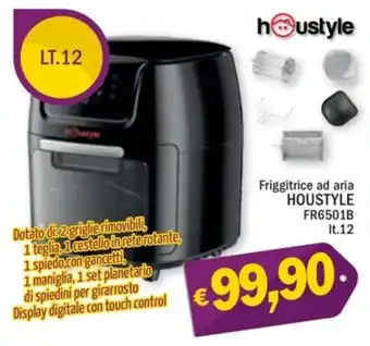 Ard Discount Friggitrice ad aria HOUSTYLE FR6501B It.12 offerta