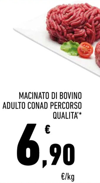 Conad MACINATO DI BOVINO ADULTO CONAD PERCORSO QUALITA'* offerta