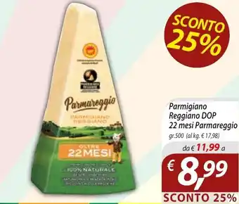 DiMeglio Parmigiano Reggiano DOP 22 mesi Parmareggio gr.500 offerta