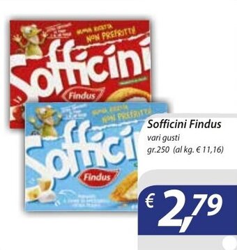 Sofficini Findus vari gusti gr. 250