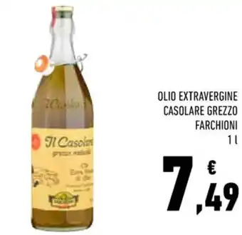 Conad OLIO EXTRAVERGINE CASOLARE GREZZO FARCHIONI 1 l offerta