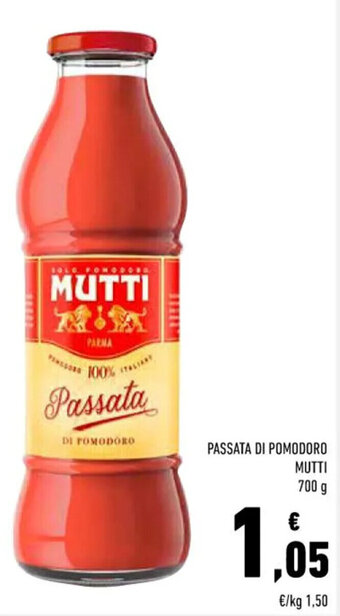 Conad PASSATA DI POMODORO MUTTI 700 g offerta