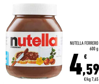 Conad NUTELLA FERRERO 600 g offerta