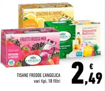 Conad TISANE FREDDE L'ANGELICA vari tipi, 18 filtri offerta