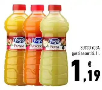 Conad SUCCO YOGA gusti assortiti, 1l offerta