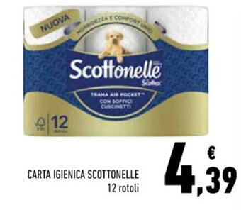 Conad CARTA IGIENICA SCOTTONELLE 12 rotoli offerta