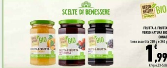 Conad Conad - Frutta & Frutta Frutti Di Bosco Verso Natura Bio 330 G(ml) offerta