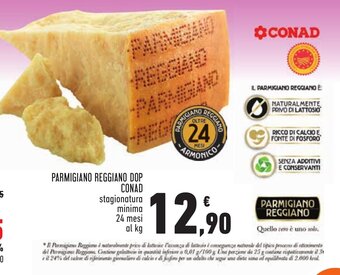 Conad Margherita PARMIGIANO REGGIANO DOP CONAD stagionatura minima 24 mesi al kg offerta