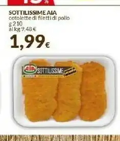 Doro Supermercati Aia Sottilissime offerta