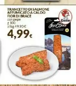 Fior Di Brace Trancetto Di Salmone Affumicato Caldo