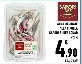 Conad Sapori & Idee Conad Alici Marinate Alla Cipolla offerta