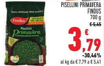 Conad Margherita PISELLINI PRIMAVERA FINDUS 700 g offerta
