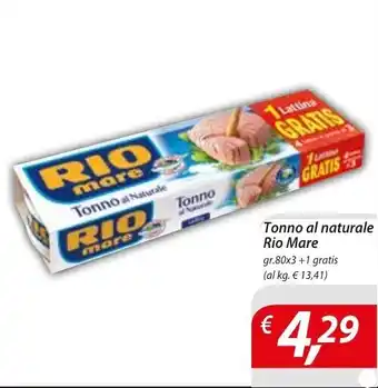DiMeglio Tonno al naturale Rio Mare gr.80x3 +1 gratis offerta