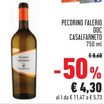 Conad Margherita PECORINO FALERIO DOC CASALFARNETO 750 ml offerta