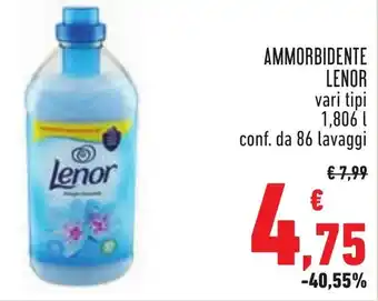 AMMORBIDENTE LENOR vari tipi 1,806 l conf. da 86 lavaggi