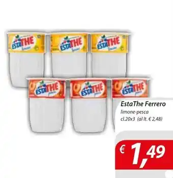 DiMeglio EstaThe Ferrero limone-pesca cl.20x3 offerta