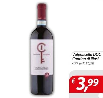 Valpolicella DOC Cantina di Illasi cl.75