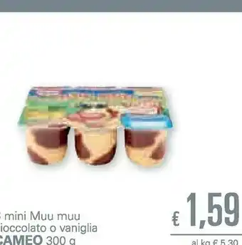 Unes Cameo Muu Muu Mini Cioccolato 300 G(ml) offerta