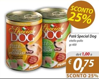 Patè Special Dog vitello-pollo gr. 400