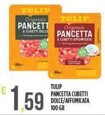 TULIP PANCETTA CUBETTI DOLCE/AFFUMICATA 100 GR