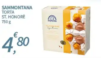 SAMMONTANA TORTA ST. HONORÈ 750 g
