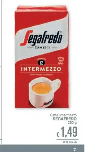 Unes Segafredo Zanetti - Intermezzo Caffè 250 G(ml) offerta