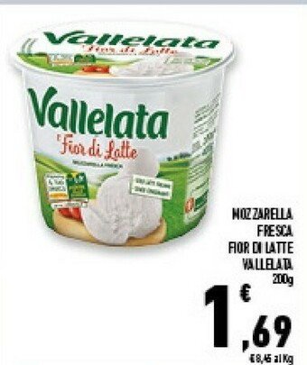 Conad Superstore Vallelata Mozzarella Fresca Fior Di Latte offerta