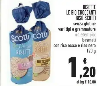 Conad City Scotti Risette Le Bio Croccanti Riso offerta