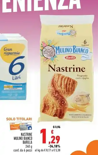Conad City Mulino Bianco Nastrine 240 G(ml) offerta
