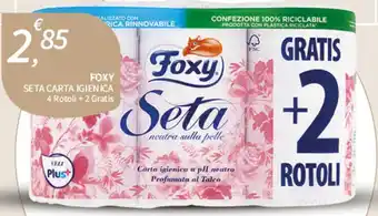 SpeSì FOXY SETA CARTA IGIENICA 4 Rotoli +2 Gratis offerta