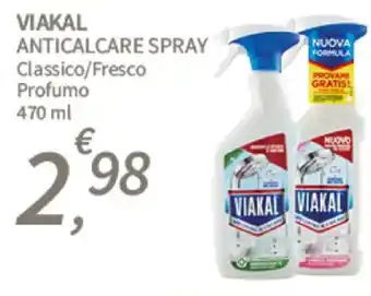 VIAKAL ANTICALCARE SPRAY Classico/Fresco Profumo 470 ml