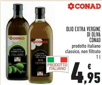 Conad Conad - Olio Extra Vergine Di Oliva Classico 1000 G(ml) offerta
