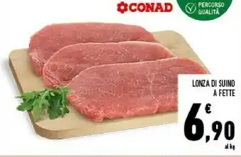Conad Conad Lonza Di Suino A Fette offerta