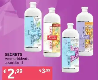 Ipersoap SECRETS Ammorbidente assortito 1 l offerta