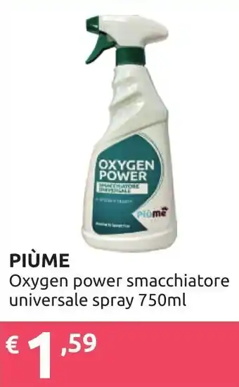 PIÙME Oxygen power smacchiatore universale spray 750ml